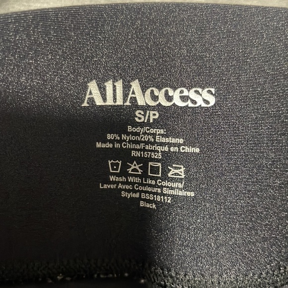 ALL ACCESS  Center Stage Biker Short in Black - Picture 8 of 10